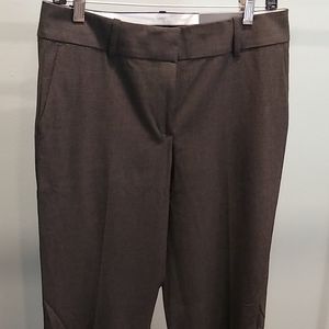ANN TAYLOR CHARCOAL GRAY SIGNATURE FIT TROUSER